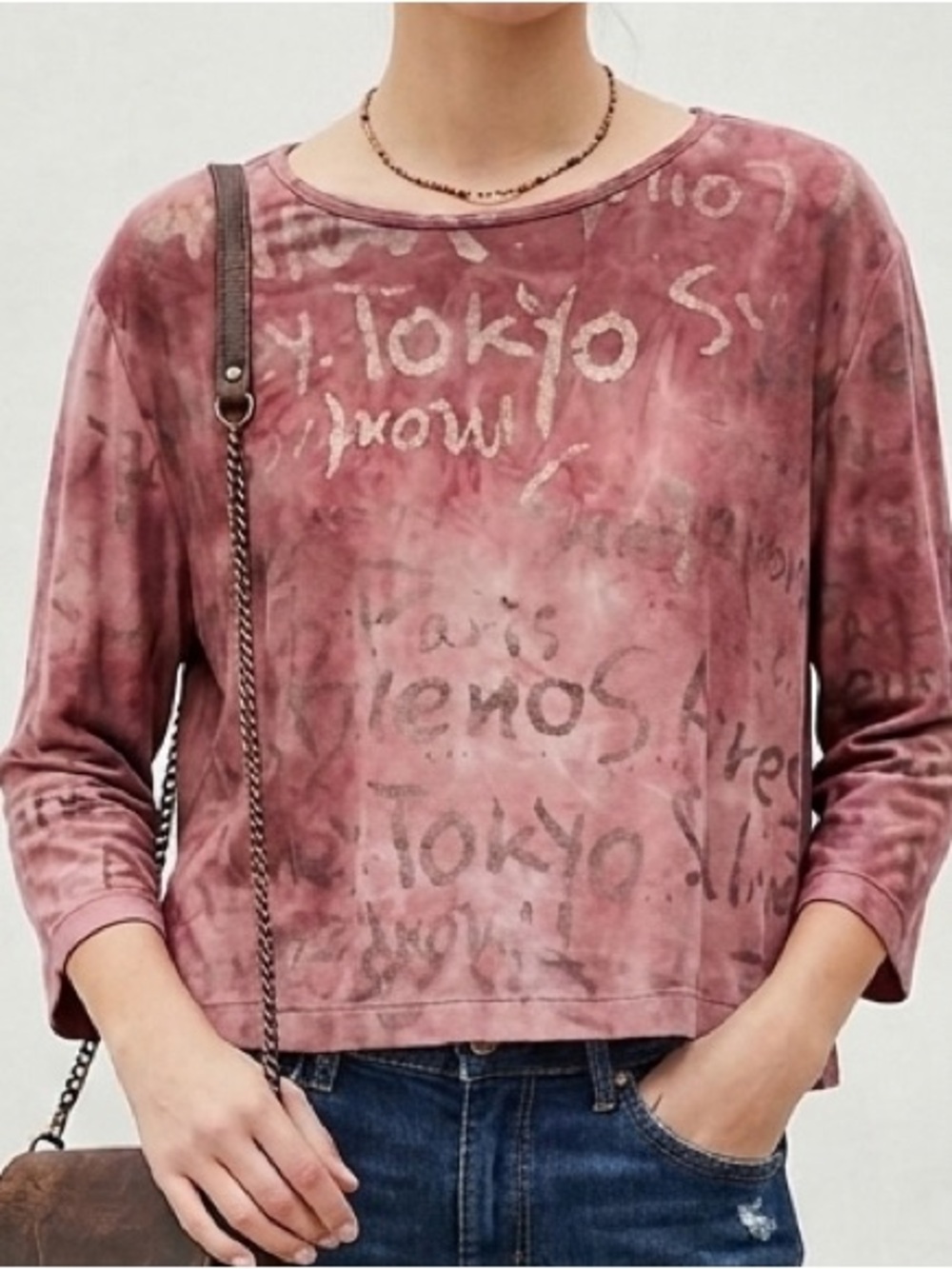 Nygard Collection Metallic City All Over PrintTop Grunge Whimsygoth Y2K XL